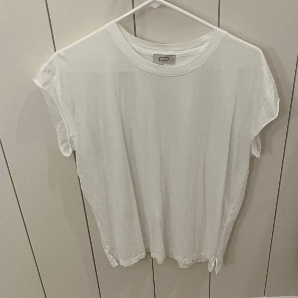 Ayr White Short Sleeve Tee